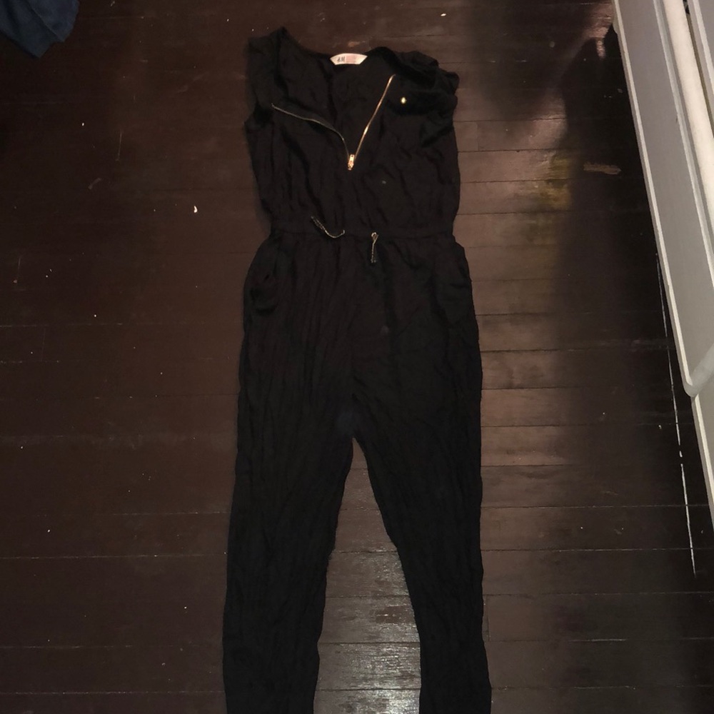 All black romper